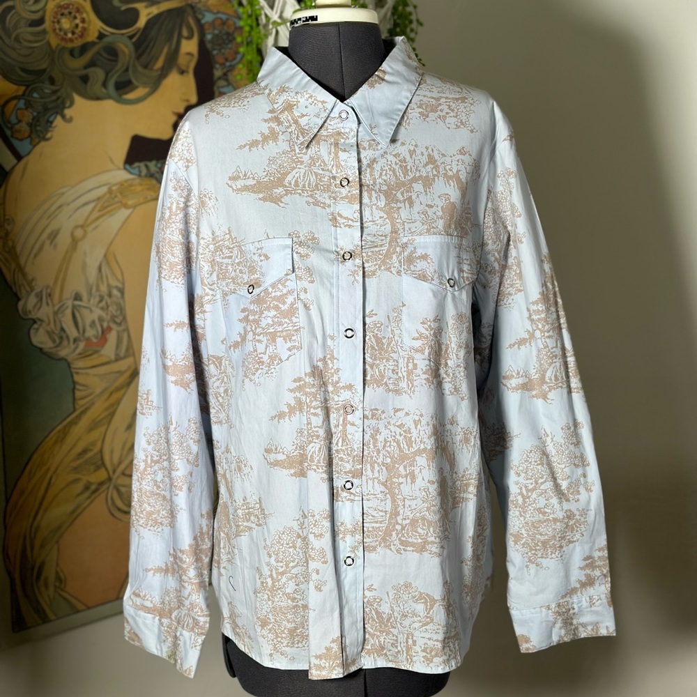 Women’s‎ Deadstock Route 66 Vintage Western Button down Blouse
